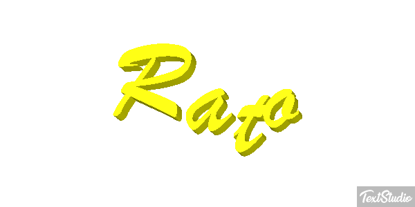 Rato Efeito do texto