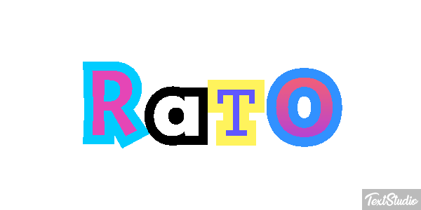 Rato Efeito do texto