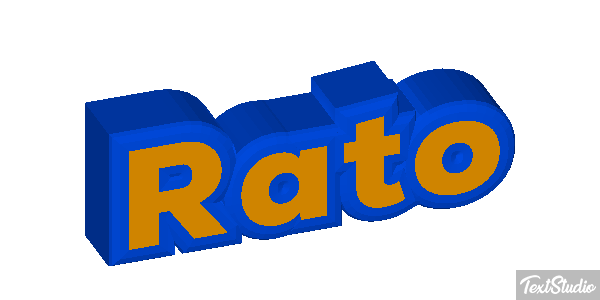 Rato Efeito do texto