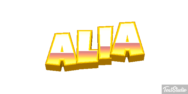 Alia Text effect