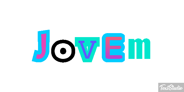 Jovem Efeito do texto