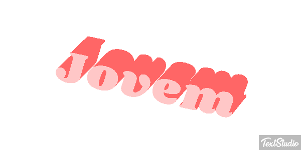 Jovem Efeito do texto