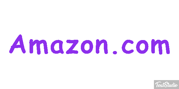 Amazon.com Efeito do texto