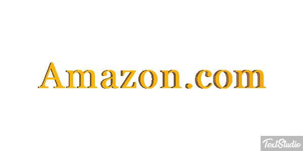 Amazon.com Efeito do texto