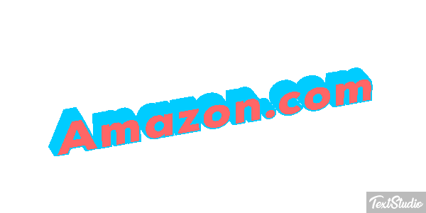 Amazon.com Efeito do texto