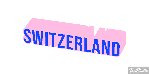 Switzerland Text effect