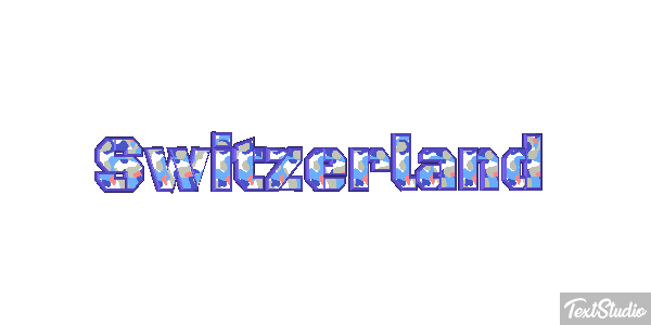 Switzerland Text effect