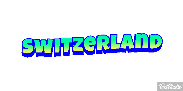 Switzerland Text effect
