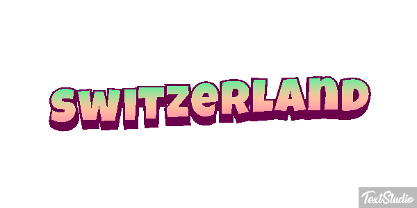 Switzerland Text effect