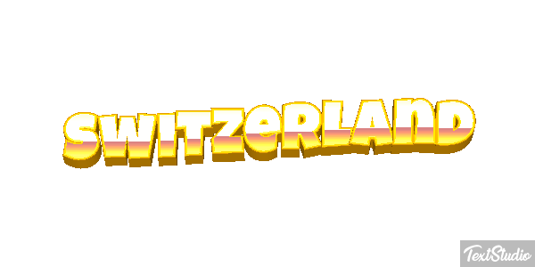 Switzerland Text effect