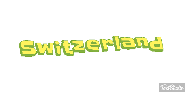 Switzerland Text effect
