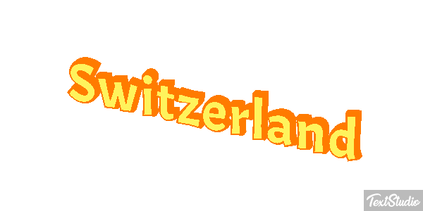 Switzerland Text effect
