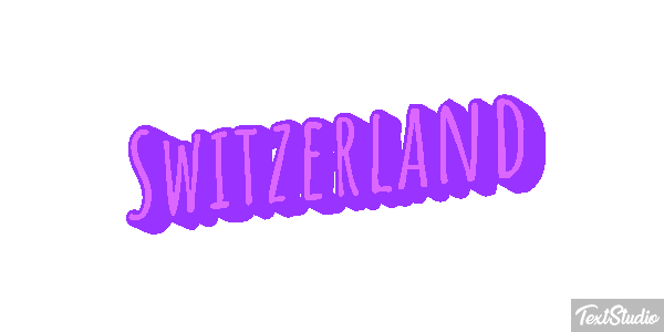 Switzerland Text effect