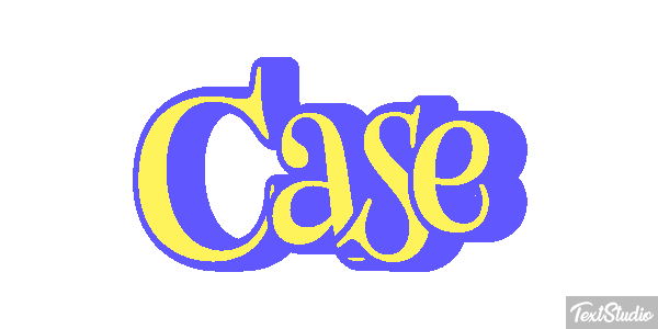 Case Text effect