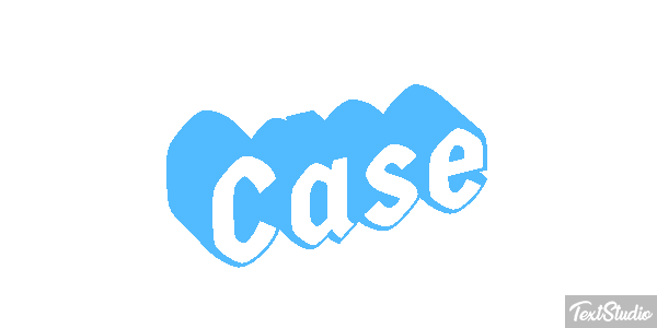 Case Text effect