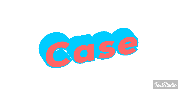 Case Text effect