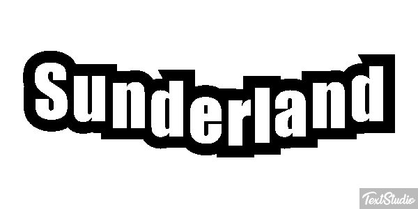 Sunderland Effet de texte