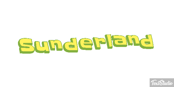 Sunderland Effet de texte