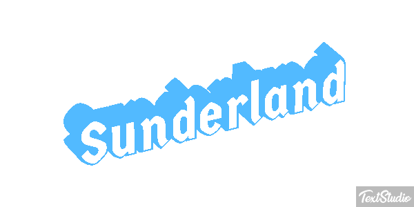 Sunderland Effet de texte