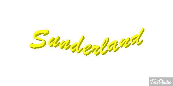 Sunderland Effet de texte