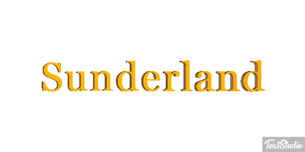 Sunderland Effet de texte