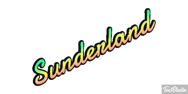 Sunderland Effet de texte