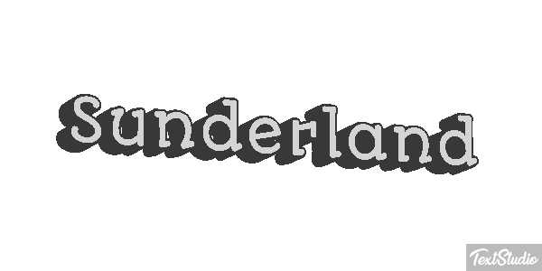 Sunderland Effet de texte