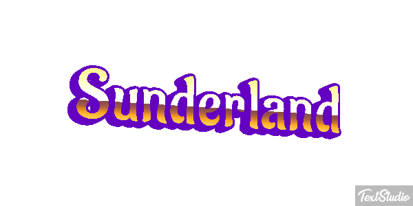 Sunderland Effet de texte