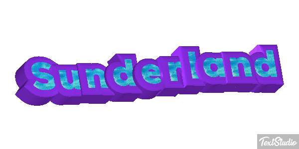Sunderland Effet de texte