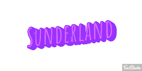 Sunderland Effet de texte