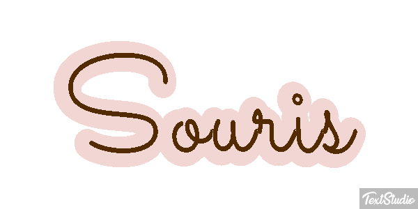 Souris Effetto testo