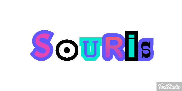 Souris Effetto testo
