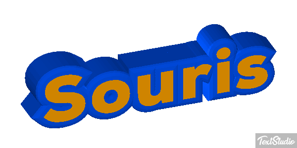 Souris Effetto testo