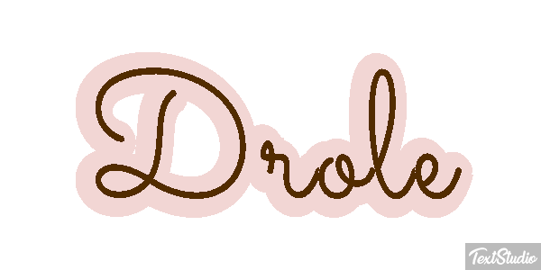 Drôle Efeito do texto