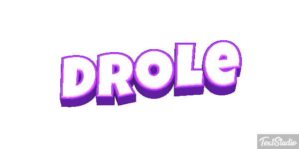 Drôle Efeito do texto