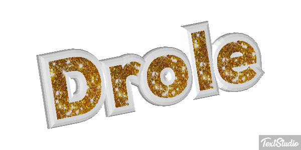 Drôle Efeito do texto