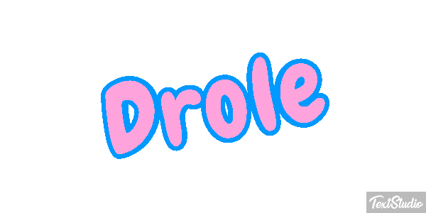 Drôle Efeito do texto