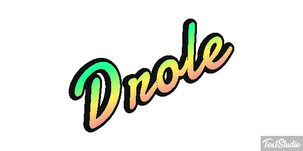 Drôle Efeito do texto