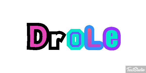 Drôle Efeito do texto
