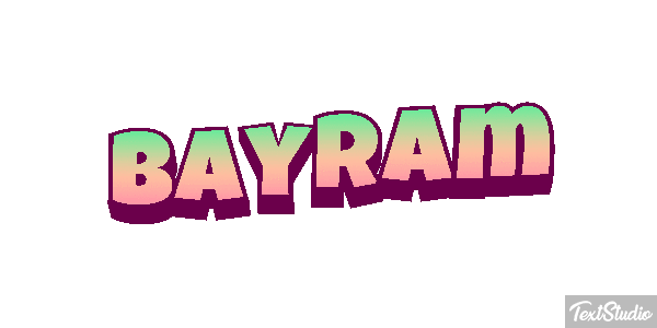 Bayram Text effect