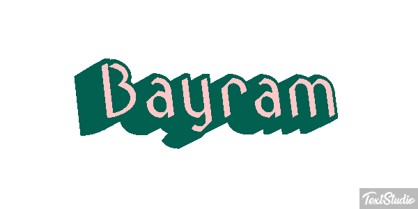 Bayram Text effect