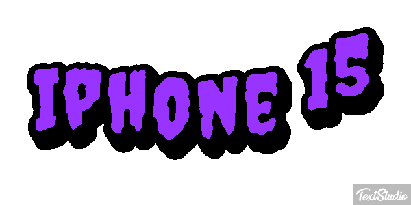 Iphone 15 Text effect