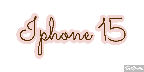 Iphone 15 Text effect