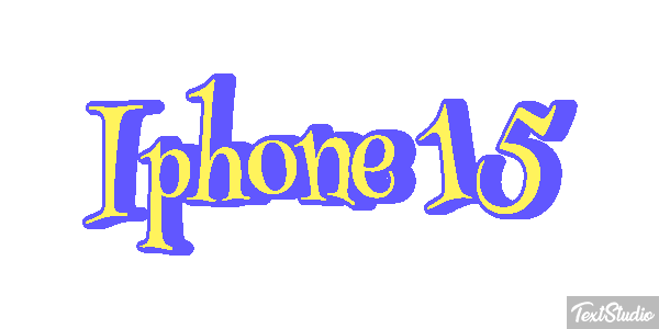 Iphone 15 Text effect
