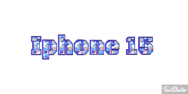 Iphone 15 Text effect