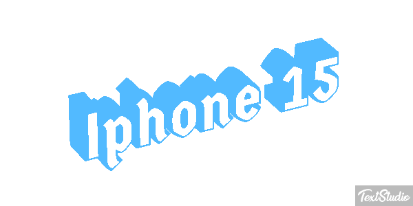 Iphone 15 Text effect
