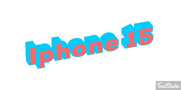 Iphone 15 Text effect