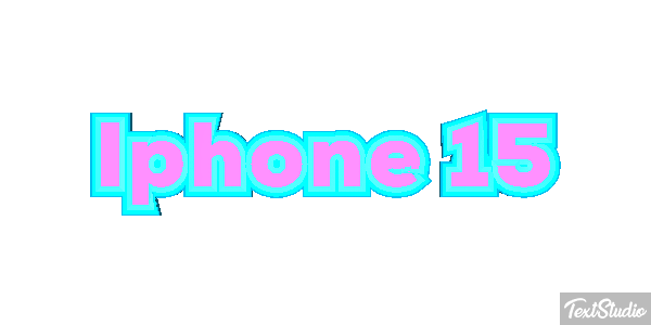 Iphone 15 Text effect