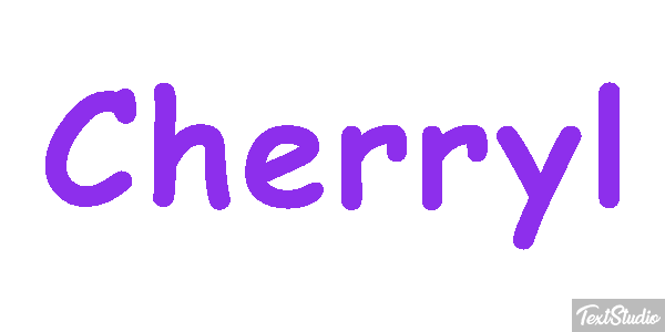 Cherryl Text effect