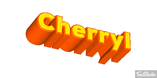 Cherryl Text effect